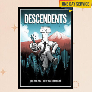 Descendents June 28 2025 Punk In The Park Portland Or Poster